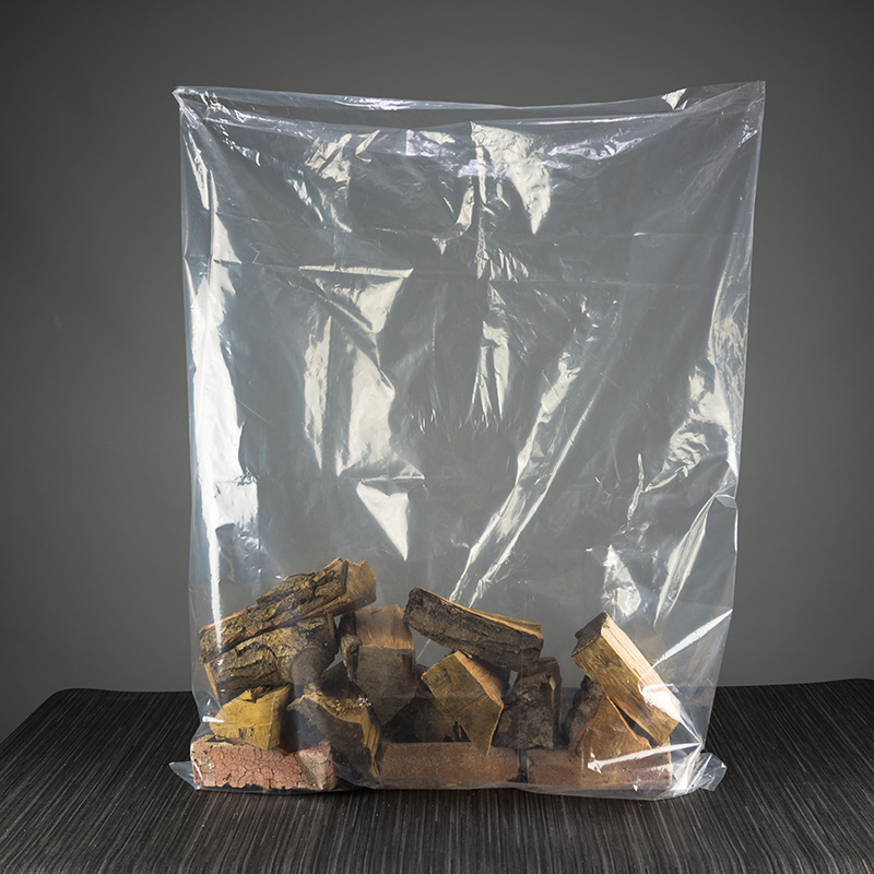 Clear heavy gauge waste sack 36 x 48 inches